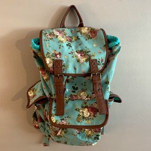 Candies Blue Floral Backpack